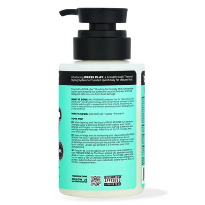 The Doux Press Play Fast Forward Heat Prep Conditioner 236ml-Heat Protectant-Beauty and hair supply