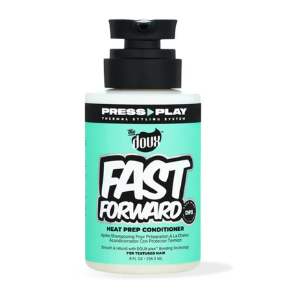 The Doux Press Play Fast Forward Heat Prep Conditioner 236ml-Heat Protectant-Beauty and hair supply