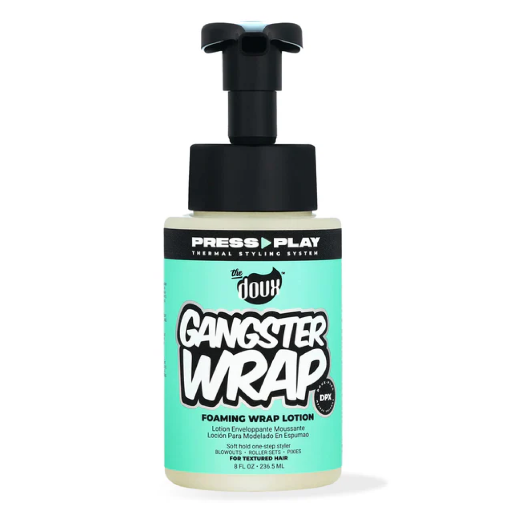 The Doux Press Play Gangster Wrap Foam Wrap Lotion 8oz-All-Beauty and hair supply
