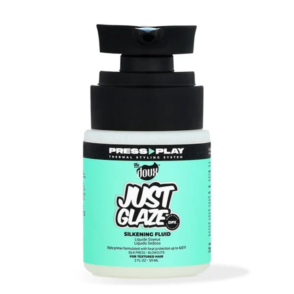 The Doux Press Play Just Glaze Silkening Fluid 2oz-All-Beauty and hair supply