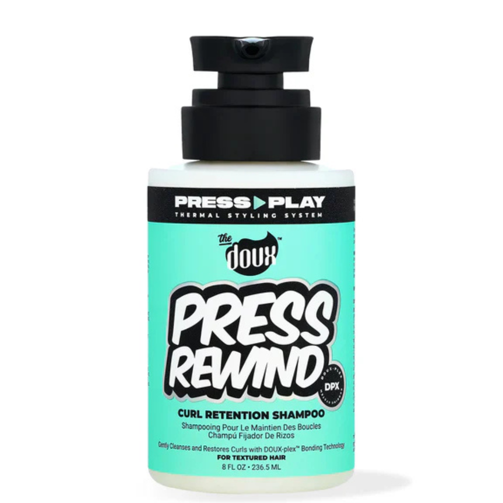 The Doux Press Play Rewind Curl Reversion Shampoo 236ml-Gentle Shampoo-Beauty and hair supply
