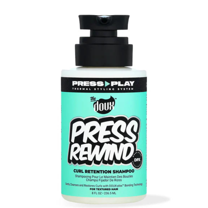The Doux Press Play Rewind Curl Reversion Shampoo 236ml-Gentle Shampoo-Beauty and hair supply