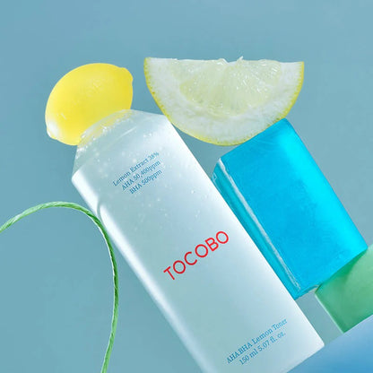 Tocobo AHA BHA Lemon Toner 150ml-Toner-Beauty and hair supply