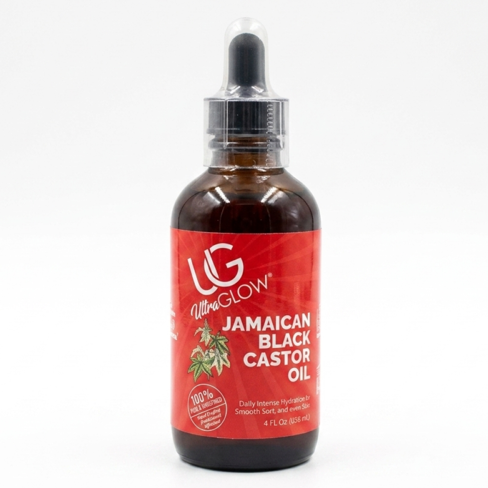 Ultra Glow Black Castor Oil 4oz-All-Beauty and hair supply