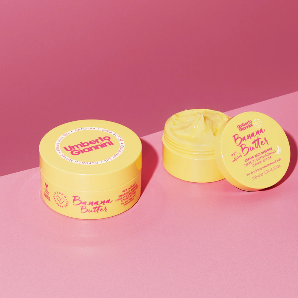 Umberto Giannini Banana Butter Leave-In Conditioner-Leave-in Conditioner-Beauty and hair supply