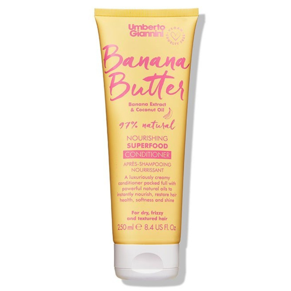 Umberto Giannini Banana Butter Nourishing Superfood Conditioner 250ml-Moisturizing Conditioner-Beauty and hair supply