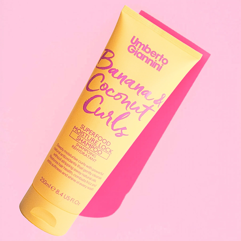 Umberto Giannini Banana Butter Nourishing Superfood Shampoo 250ml-Moisturizing Shampoo-Beauty and hair supply
