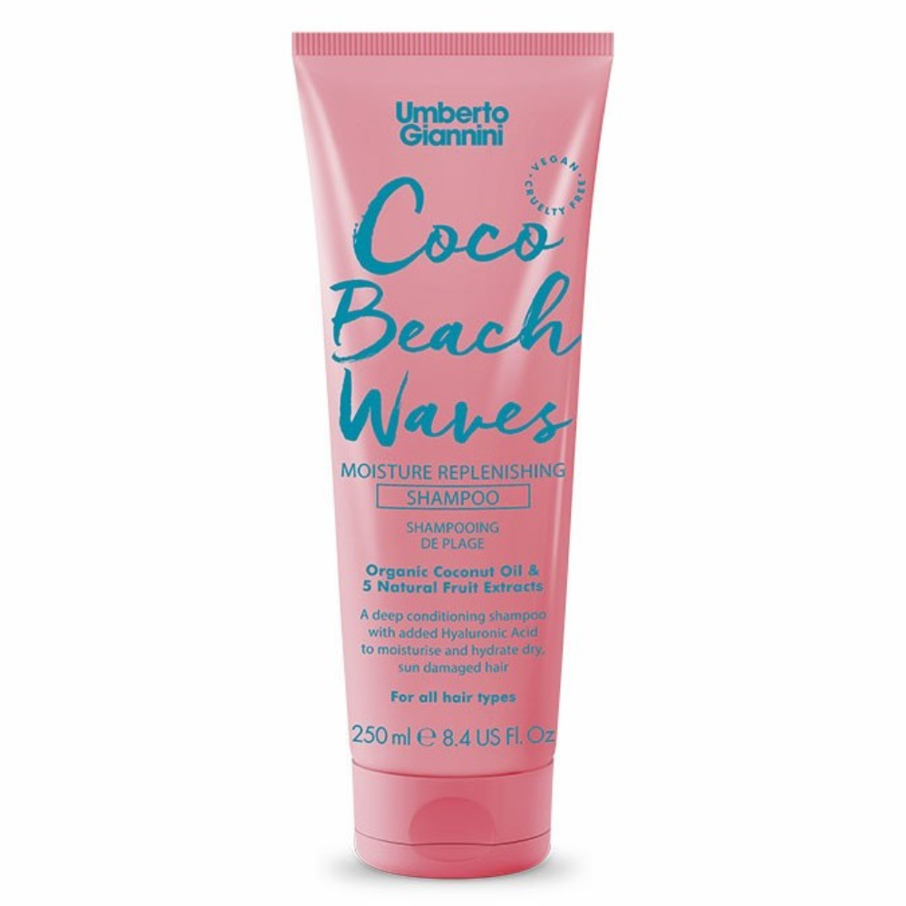Umberto Giannini Coco Beach Waves Moisture Replenishing Shampoo 250ml-Moisturizing Shampoo-Beauty and hair supply