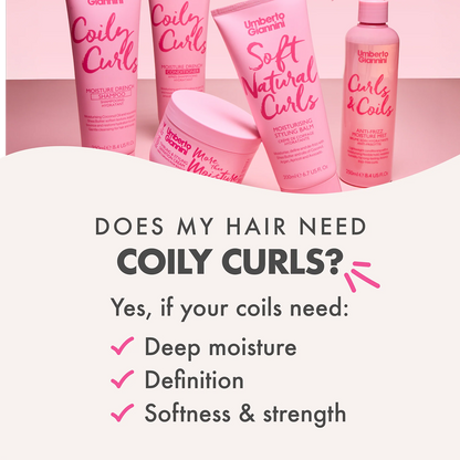 Umberto Giannini Coily Curls Moisture Conditioner 250ml-Moisturizing Conditioner-Beauty and hair supply