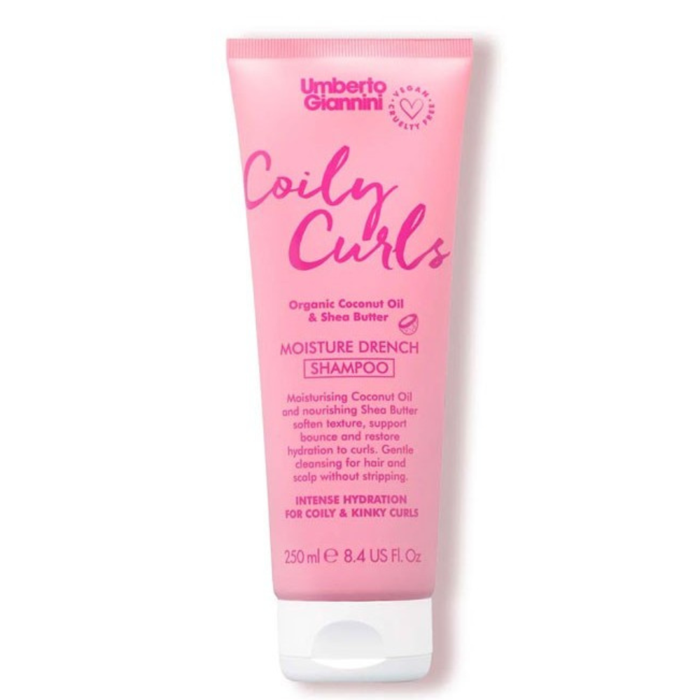 Umberto Giannini Coily Curls Moisture Shampoo - Sulphate Free 250ml-Moisturizing Shampoo-Beauty and hair supply