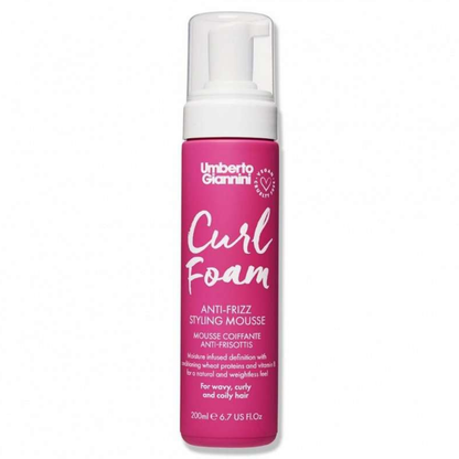 Umberto Giannini Curl Foam Anti-Frizz Styling Mousse 200ml-Styling Mousse-Beauty and hair supply