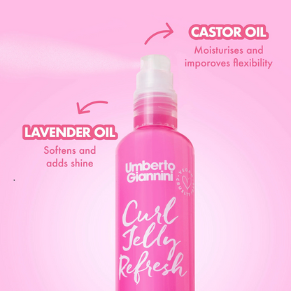Umberto Giannini Curl Jelly Refresh Curl Reviving Spray 150ml-Curl Refresher-Beauty and hair supply