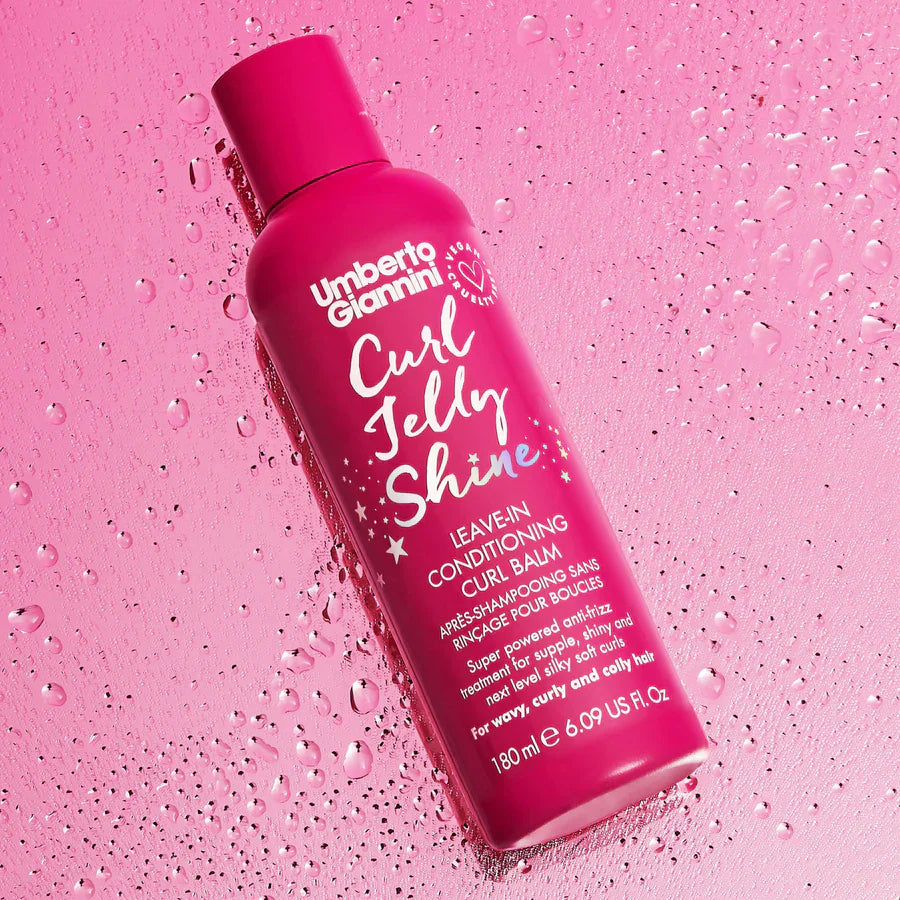 Umberto Giannini Curl Jelly Shine Leave-In Conditioning Curl Balm 180ml-Leave-in Cream-Beauty and hair supply