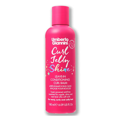 Umberto Giannini Curl Jelly Shine Leave-In Conditioning Curl Balm 180ml-Leave-in Cream-Beauty and hair supply