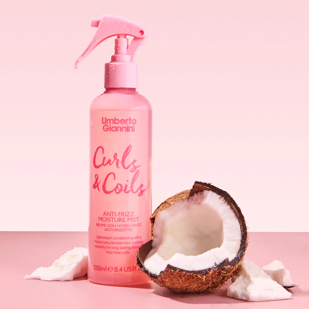 Umberto Giannini Curls &amp; Coils Anti-Frizz Moisture Mist 250ml-Curl Refresher-Beauty and hair supply