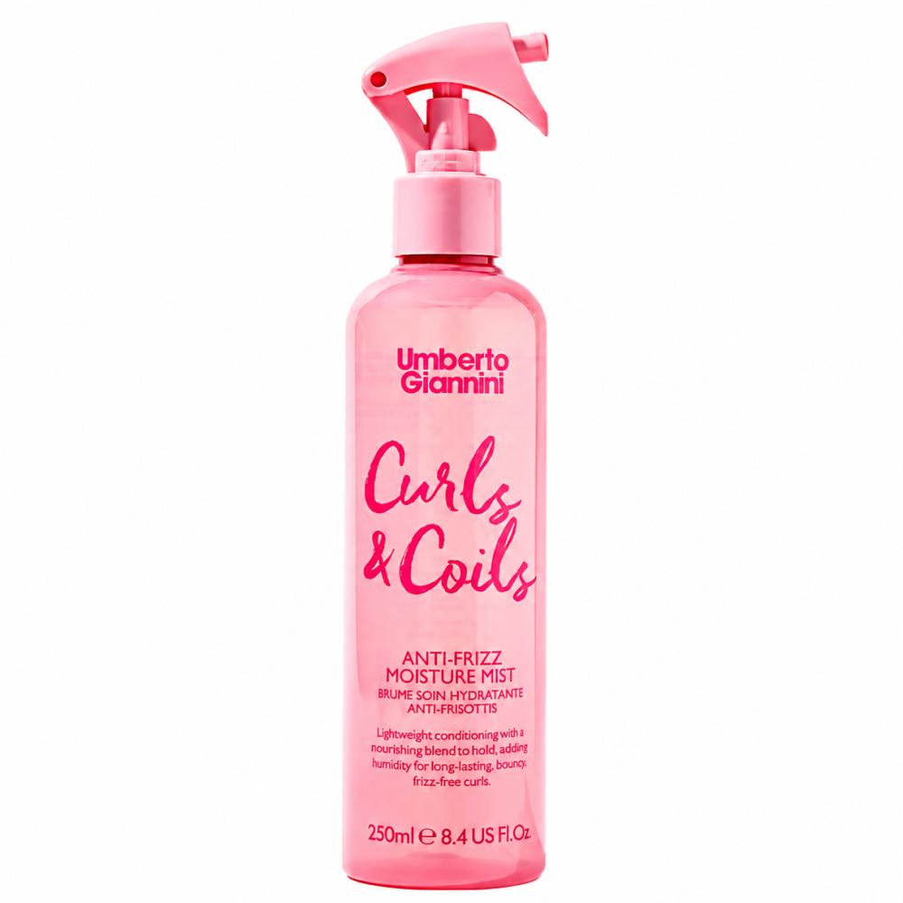 Umberto Giannini Curls &amp; Coils Anti-Frizz Moisture Mist 250ml-Curl Refresher-Beauty and hair supply