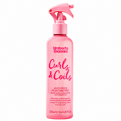 Umberto Giannini Curls &amp; Coils Anti-Frizz Moisture Mist 250ml-Curl Refresher-Beauty and hair supply