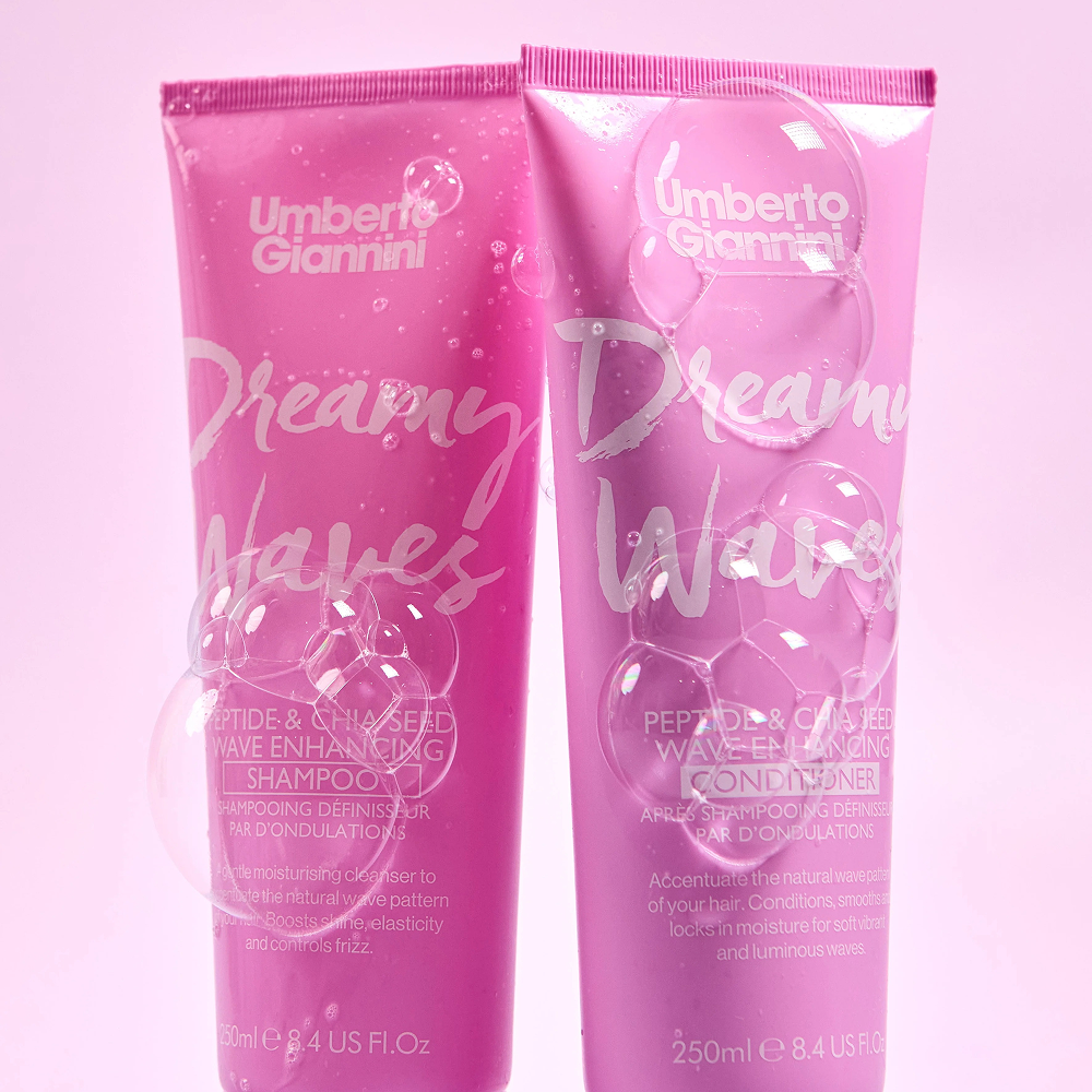 Umberto Giannini Dreamy Waves Peptide &amp; Chia Seed Wave Enhancing Conditioner 250ml-Moisturizing Conditioner-Beauty and hair supply