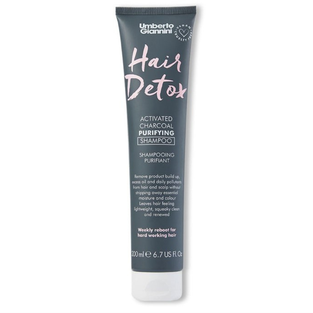 Umberto Giannini Hair Detox Activated Charcoal Purifying Shampoo 200ml-Detox Shampoo-Beauty and hair supply