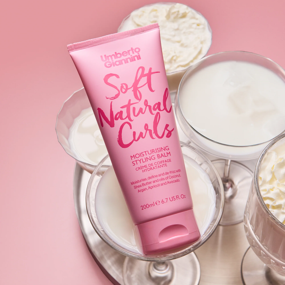 Umberto Giannini Soft Natural Curls Moisturising Styling Balm 200ml-Styling Cream-Beauty and hair supply