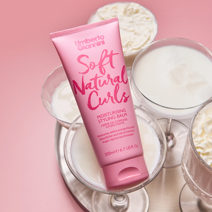 Umberto Giannini Soft Natural Curls Moisturising Styling Balm 200ml-Styling Cream-Beauty and hair supply