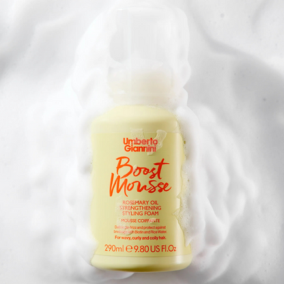 Umberto Giannini Strong Curls Rosemary Oil Strengthening Styling Foam 290ml-Hair Foam-Beauty and hair supply