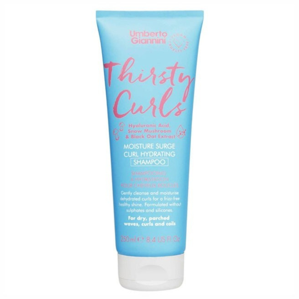 Umberto Giannini Thirsty Curls Curl Hydrating Shampoo 250ml-Moisturizing Shampoo-Beauty and hair supply