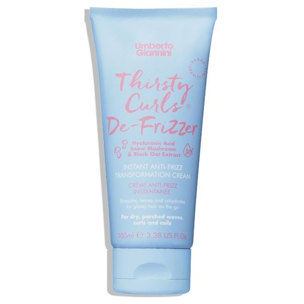 Umberto Giannini Thirsty Curls Instant Anti-Frizz Transformation Cream 100ml-Styling Cream-Beauty and hair supply