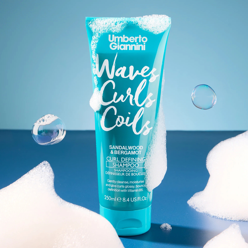 Umberto Giannini Waves, Curls &amp; Coils Shampoo 250ml-Gentle Shampoo-Beauty and hair supply