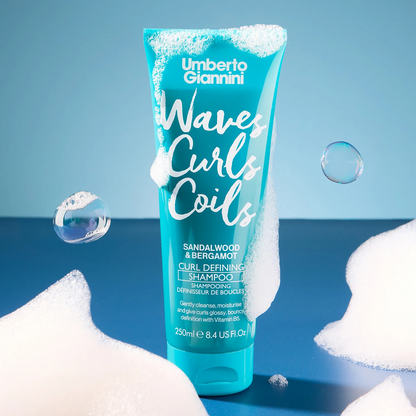 Umberto Giannini Waves, Curls &amp; Coils Shampoo 250ml-Gentle Shampoo-Beauty and hair supply