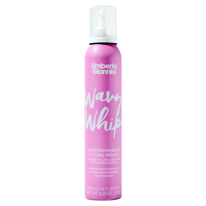 Umberto Giannini Wavy Whip Style Control Mousse 200ml-Styling Mousse-Beauty and hair supply