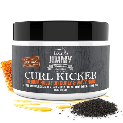 Uncle Jimmy Curl Kicker Cream 8oz-All-Beauty and hair supply