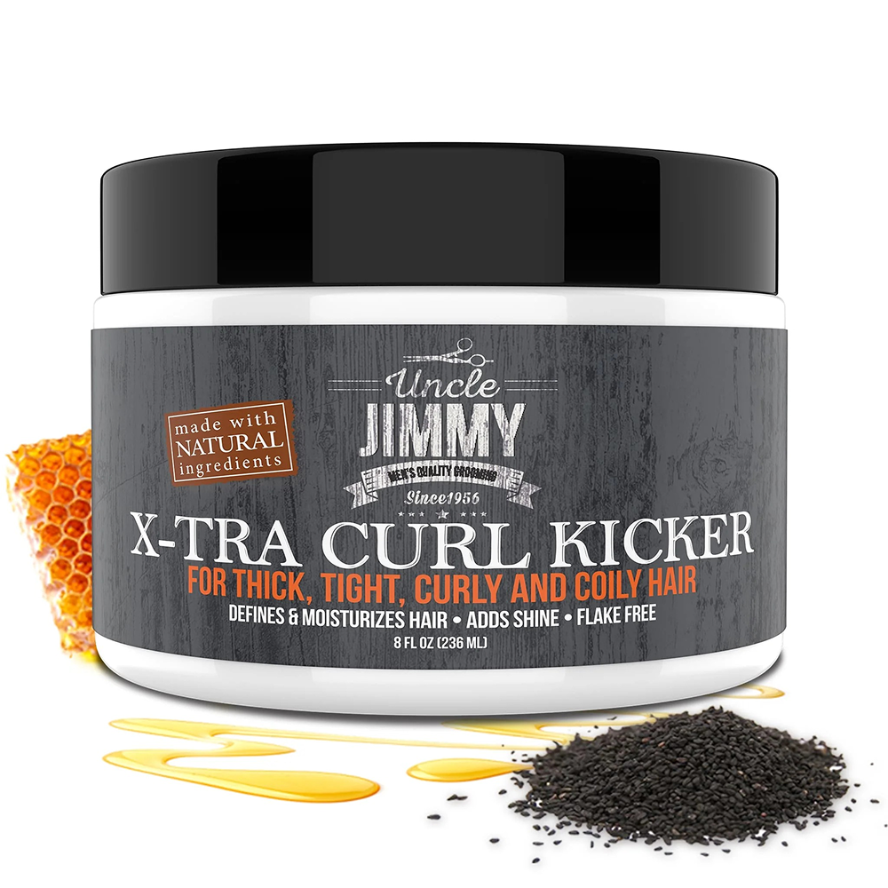 Uncle Jimmy Curl Kicker Cream Extra 8oz-All-Beauty and hair supply