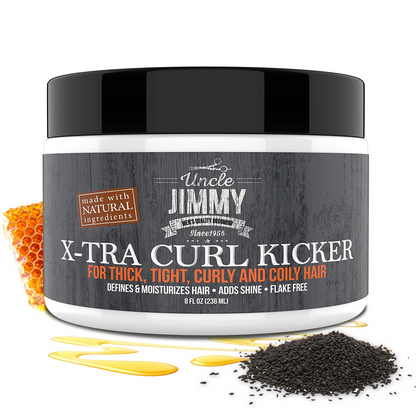 Uncle Jimmy Curl Kicker Cream Extra 8oz-All-Beauty and hair supply