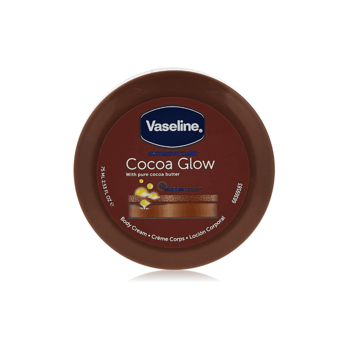 Vaseline Cocoa Glow Body Cream 75ml - Beauty and Hair Supply