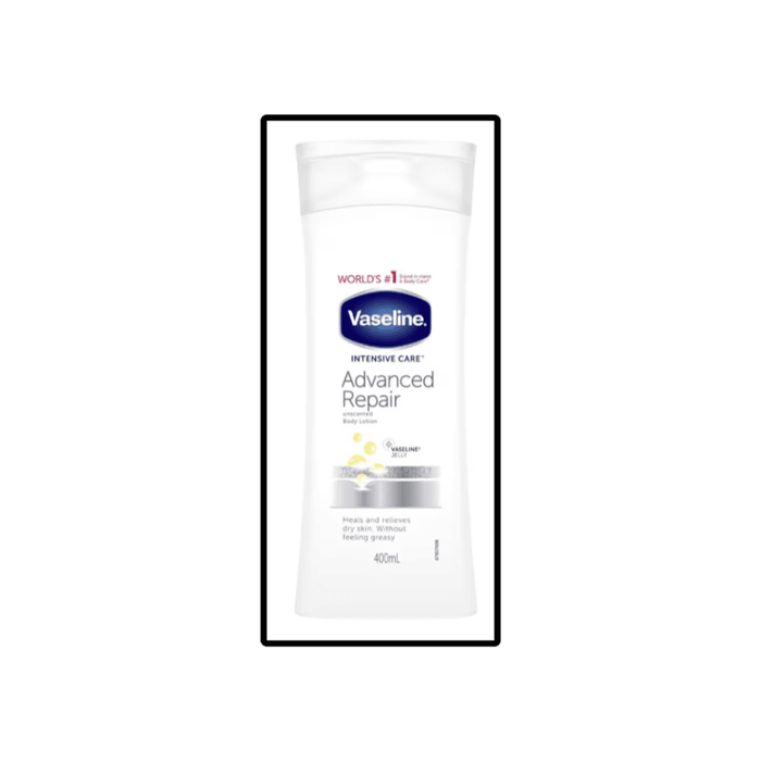 Vaseline Intensive Care Advanced Repair Unscented Body Lotion 400ml - Beauty and Hair Supply