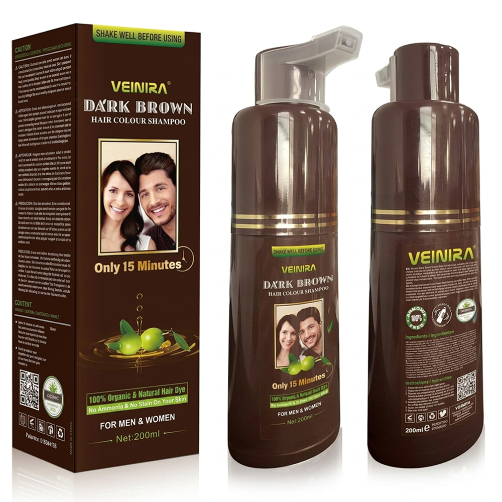 Veinira Dark Brown Hair Shampoo-All-Beauty and hair supply