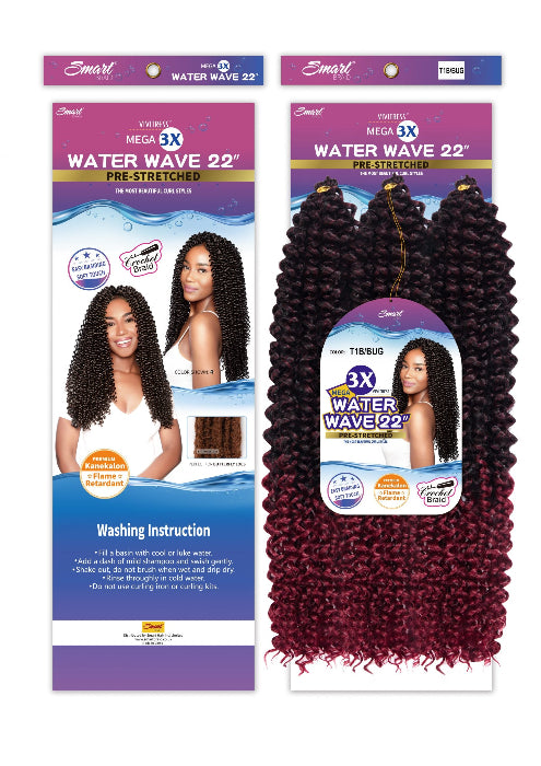 Vivitress 3X Water Wave 22 inches Pre-Stretched - Beauty and Hair Supply