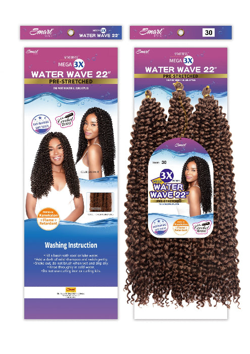 Vivitress 3X Water Wave 22 inches Pre-Stretched - Beauty and Hair Supply