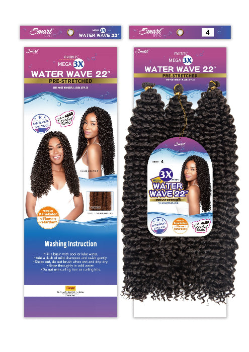 Vivitress 3X Water Wave 22 inches Pre-Stretched - Beauty and Hair Supply