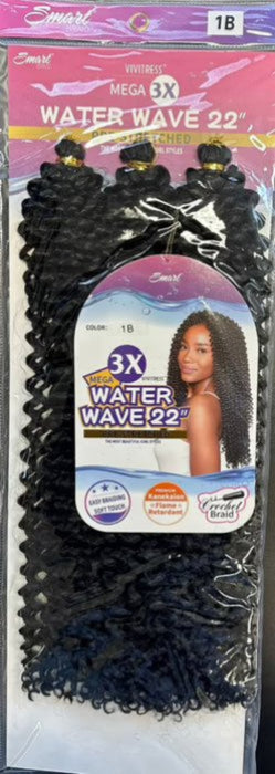 Vivitress 3X Water Wave 22 inches Pre-Stretched - Beauty and Hair Supply