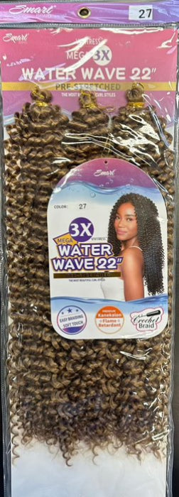 Vivitress 3X Water Wave 22 inches Pre-Stretched - Beauty and Hair Supply