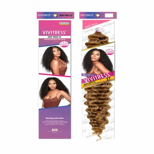 Vivitress Smart Braid Deep Twist 22 inches - Beauty and Hair Supply