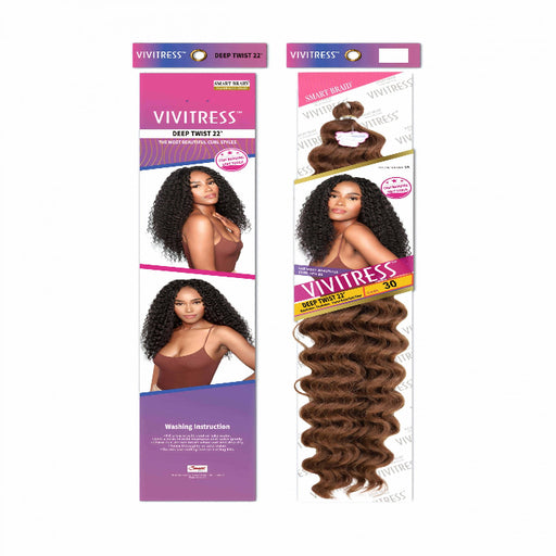 Vivitress Smart Braid Deep Twist 22 inches - Beauty and Hair Supply