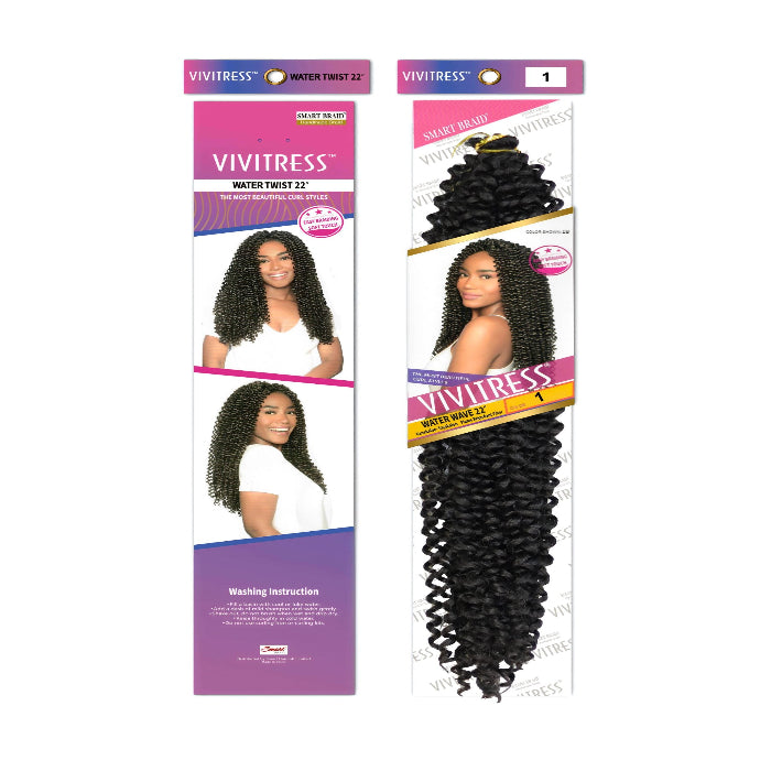 Vivitress Smart Braid Water Wave 22'' - Beauty and Hair Supply