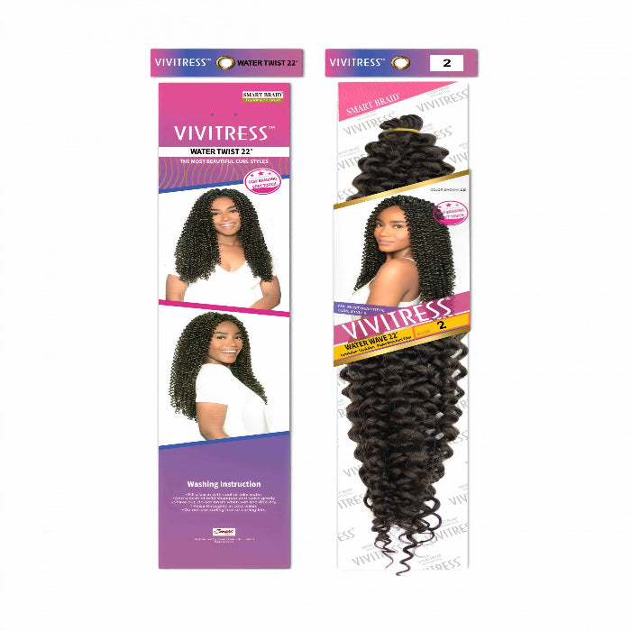 Vivitress Smart Braid Water Wave 22'' - Beauty and Hair Supply