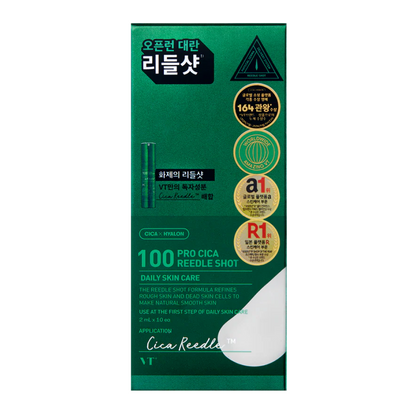 Vt Cosmetics 100 Pro Cica Reedle Shot 2ml X 10 Pieces-Dermatological Serum-Beauty and hair supply