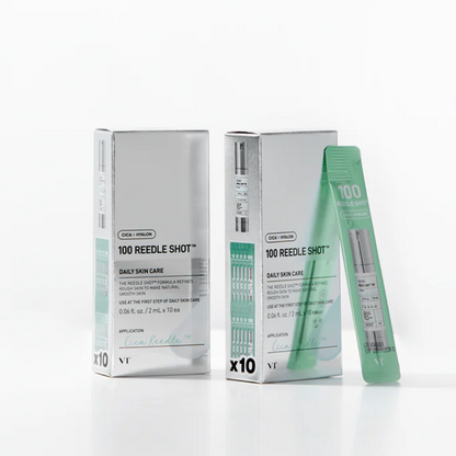 Vt Cosmetics 100 Reedle Shot - 2ml X 10 Pieces-Dermatological Serum-Beauty and hair supply