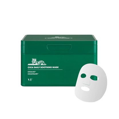Vt Cosmetics Cica Daily Soothing Mask - 30 Sheets-Face Mask-Beauty and hair supply