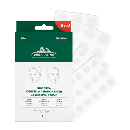 Vt Cosmetics Cica Spot Patch Patches For Pimples - 48 Pieces-Pimple Patch-Beauty and hair supply